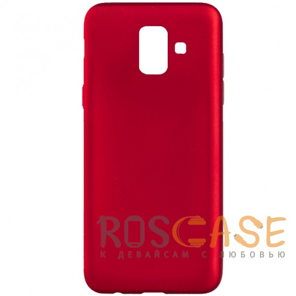 Фото Красный J-Case THIN | Гибкий силиконовый чехол для Samsung Galaxy A6 (2018)