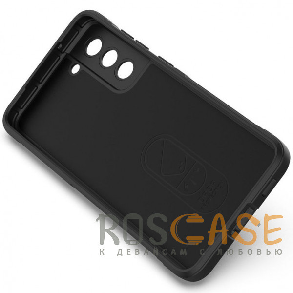 Изображение Темно-синий Flex Silicone | Противоударный чехол для Samsung Galaxy S21 FE с защитой камеры и микрофиброй