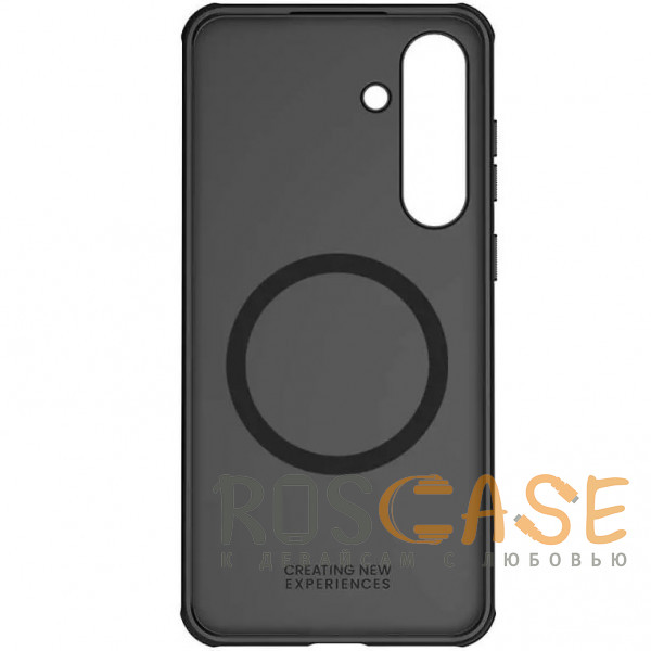 Фото Черный Nillkin Super Frosted Shield Magnetic | Пластиковый чехол с поддержкой магнитной зарядки Magsafe для Samsung Galaxy S25 FE