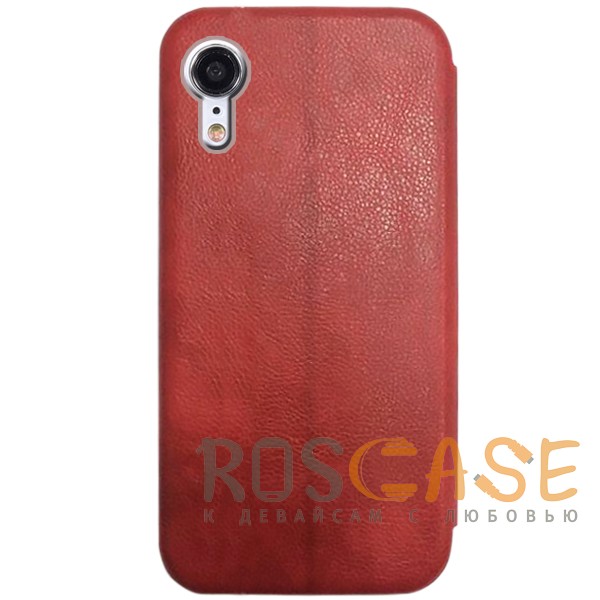 Фотография Красный Open Color 2 | Чехол-книжка на магните для iPhone XR с подставкой и внутренним карманом