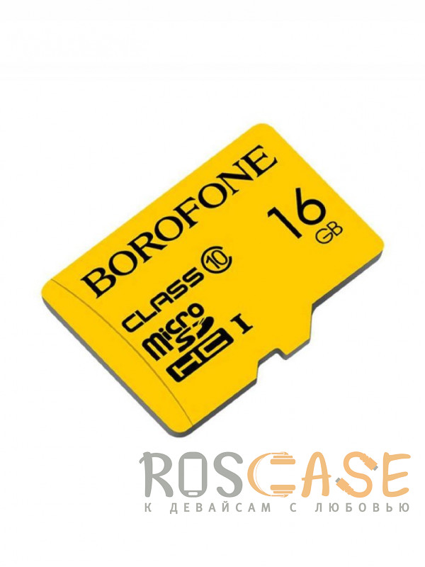 Фото Карта памяти Borofone 16GB microSD Card Class 10