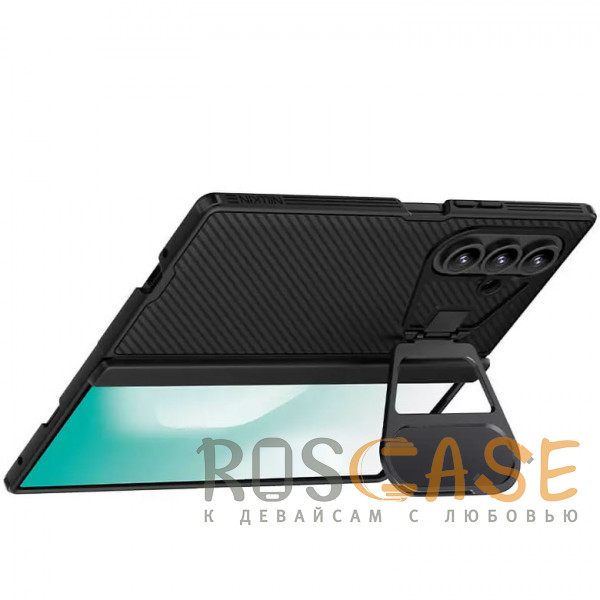 Фотография Черный Nillkin CamShield Prop Magnetic | Чехол из пластика с поддержкой MagSafe и защитой камеры для Samsung Galaxy Z Fold 7