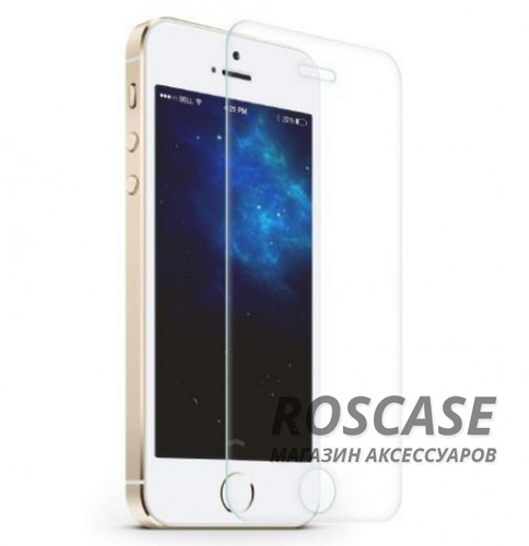 Фотография Защитное стекло ROCK Premium Tempered (2.5D) Glass (Anti-Blue Light) для Apple iPhone 5/5S/SE
