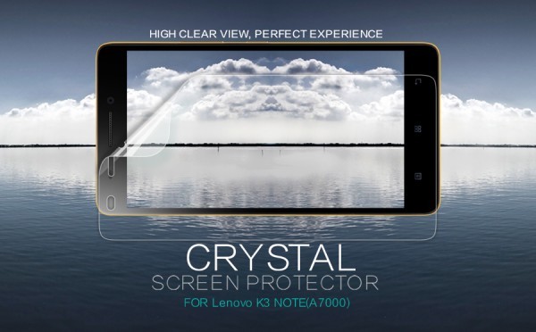 Фотография Анти-отпечатки Nillkin Crystal | Прозрачная защитная пленка для Lenovo A7000 / K3 Note / K50T