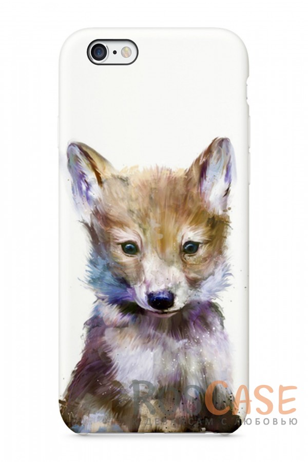 Фото Лисенок Пластиковый чехол RosCase "Животные" для iPhone 6/6s (4.7")