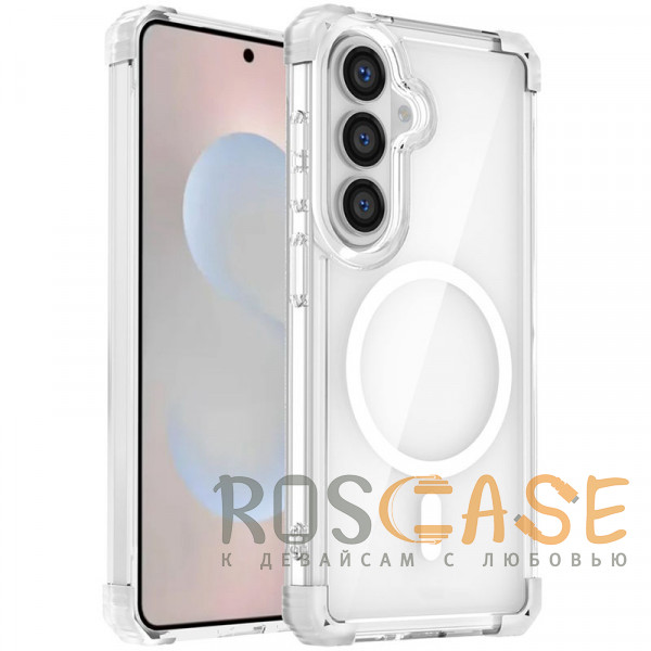 Фото Прозрачный Nature Magnetic | Прозрачный противоударный чехол с поддержкой MagSafe для Samsung Galaxy S26