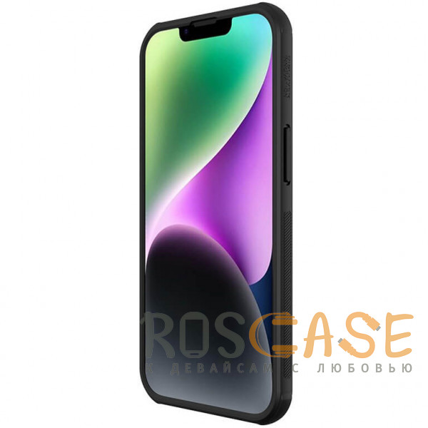 Фото Черный Nillkin Super Frosted Shield Pro | Матовый чехол из пластика и ТПУ для iPhone 13 / 14