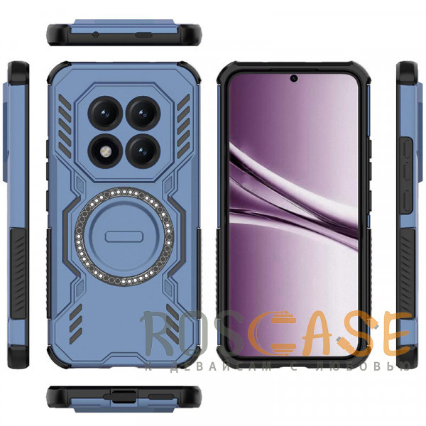 Фотография Синий Mirage MagSafe | Противоударный чехол с поддержкой MagSafe для Xiaomi Redmi Note 15 Pro Plus