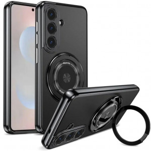 Чехол с кольцом Magsafe и алюминиевой вставкой  для Samsung Galaxy S26 Plus