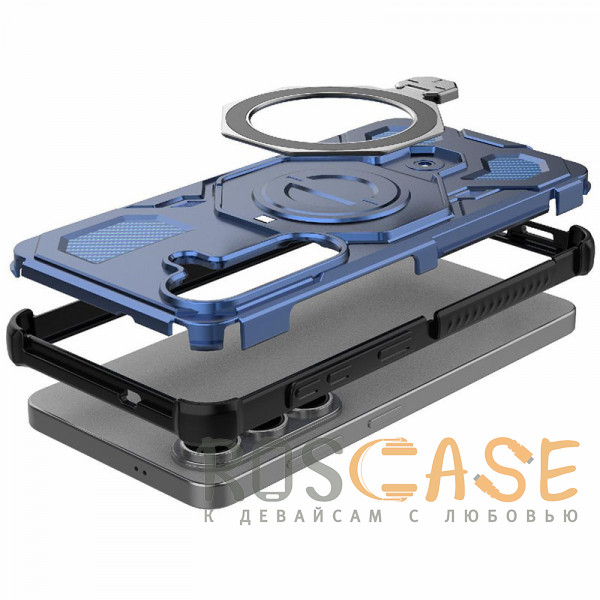 Фотография Темно-синий Magnus | Противоударный чехол с Magsafe для Samsung Galaxy S26