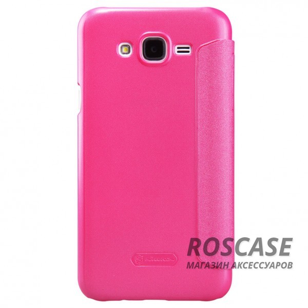 Изображение Розовый Nillkin Sparkle | Чехол-книжка для Samsung J700H Galaxy J7