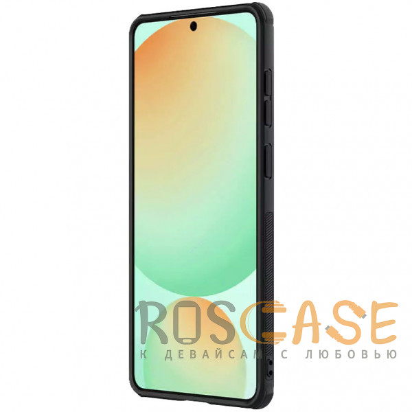 Изображение Черный Nillkin Super Frosted Shield Magnetic | Пластиковый чехол с поддержкой Magsafe для Samsung Galaxy S25 Edge
