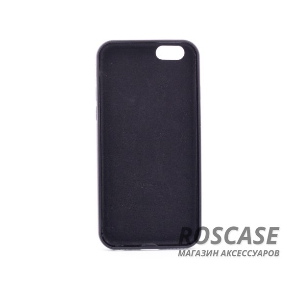 Фото Черный iPaky Leather натур. кожа | Чехол для Apple iPhone 6/6s (4.7")