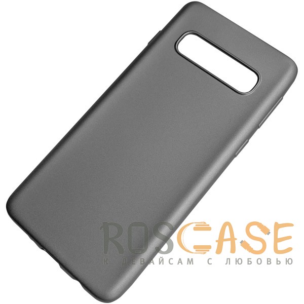 Фотография Серый J-Case THIN | Тонкий силиконовый чехол 0.5 мм для Samsung Galaxy S10