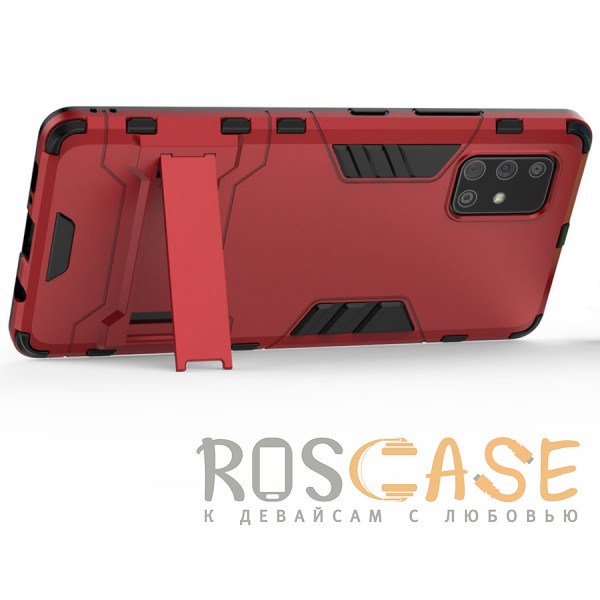 Изображение Красный Transformer | Противоударный чехол для Samsung Galaxy A71 с мощной защитой корпуса