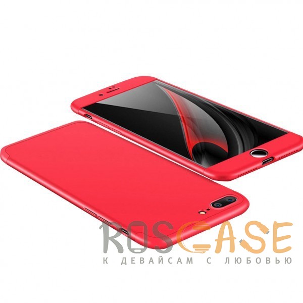 Фото Красный GKK LikGus 360° | Двухсторонний чехол для iPhone 6 Plus / 6s Plus с защитными вставками