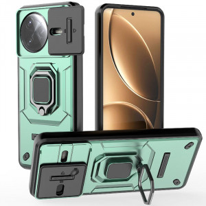 Transformer Ring Holder | Противоударный чехол с кольцом и шторкой камеры  для Xiaomi Poco F7 Ultra