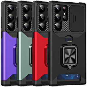 Multi Case | Чехол с кольцом, отделением  для Samsung Galaxy S22 Ultra