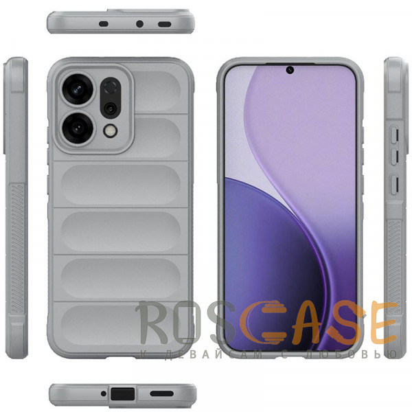 Фото Серый Flex Silicone | Противоударaный чехол для Huawei Nova 14 с защитой камеры и микрофиброй