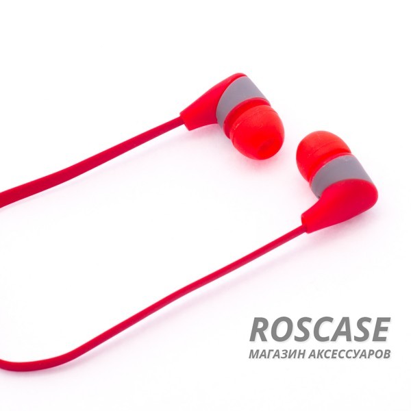 Фотография Красный Беспроводные Bluetooth наушники Headset BT-3 c микрофоном и пультом управления
