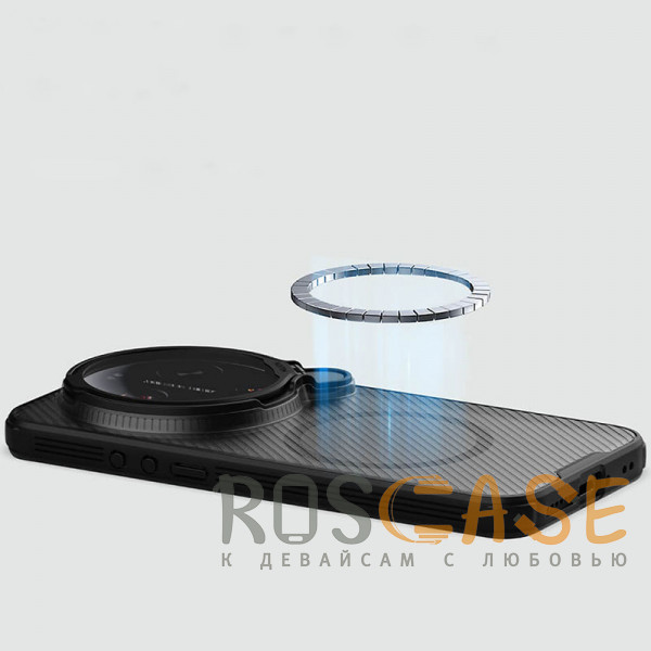 Изображение Серый Nillkin CamShield Prop Magnetic | Полупрозрачный чехол из пластика и TPU с поддержкой MagSafe и защитой камеры для Xiaomi Mi 17 Ultra