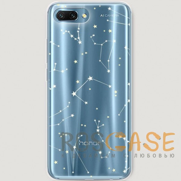 Фото Созвездия RosCase | Силиконовый чехол для Huawei Honor 10