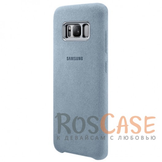 Изображение Серый / Grey Защитный чехол Alcantara из мягкой итальянской замши «алькантара» для Samsung G950 Galaxy S8 (реплика)
