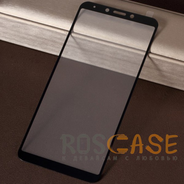 Фото Черное Caisles 5D | Гибкое защитное стекло для Samsung Galaxy A6s (2018) на весь экран