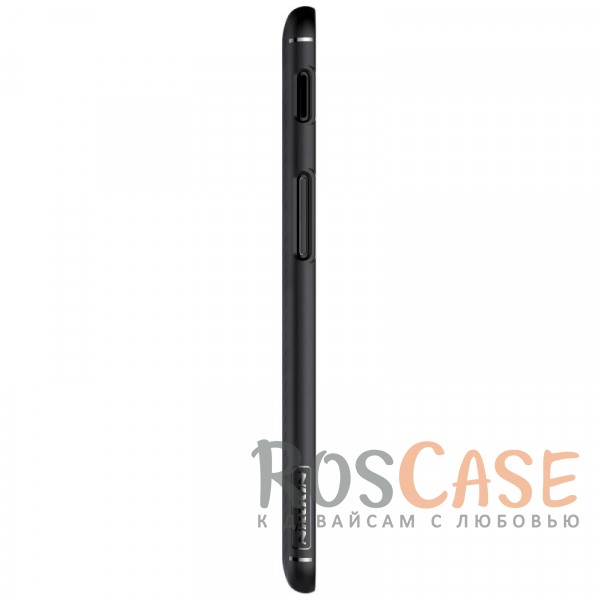 Фотография Черный Nillkin Synthetic Fiber | Карбоновый чехол для OnePlus 5