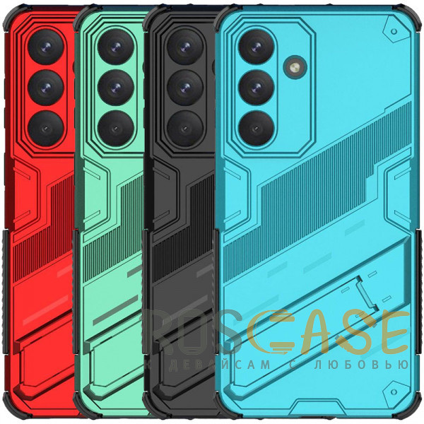 Фото Megatron | Противоударный чехол-подставка для Samsung Galaxy S26 Plus с защитой камеры