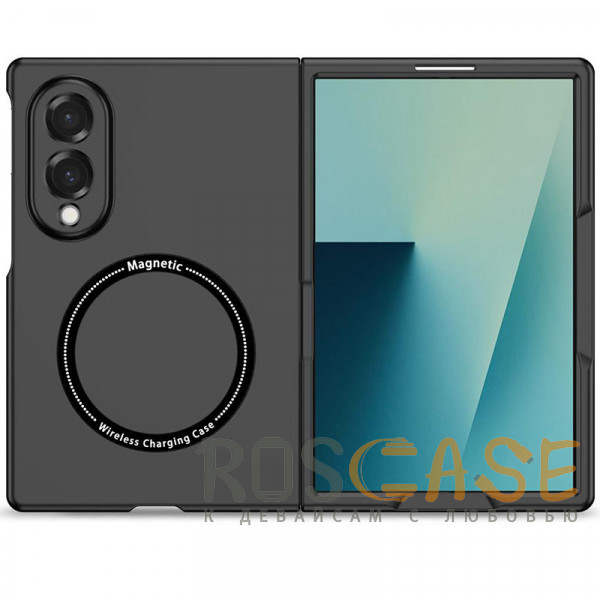 Фотография Черный Matte Shield | Тонкий матовый пластиковый чехол с поддержкой Magsafe для Samsung Galaxy Z Fold 8