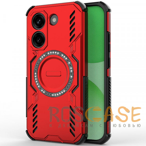 Фото Красный Mirage MagSafe | Противоударный чехол с поддержкой MagSafe для Poco X8 Pro / Xiaomi Redmi Turbo 5