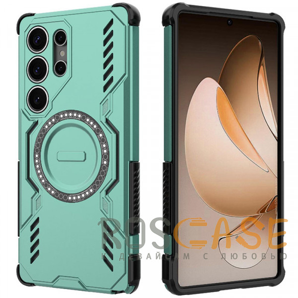 Фото Зеленый Mirage MagSafe | Противоударный чехол с поддержкой MagSafe для Samsung Galaxy S25 Ultra