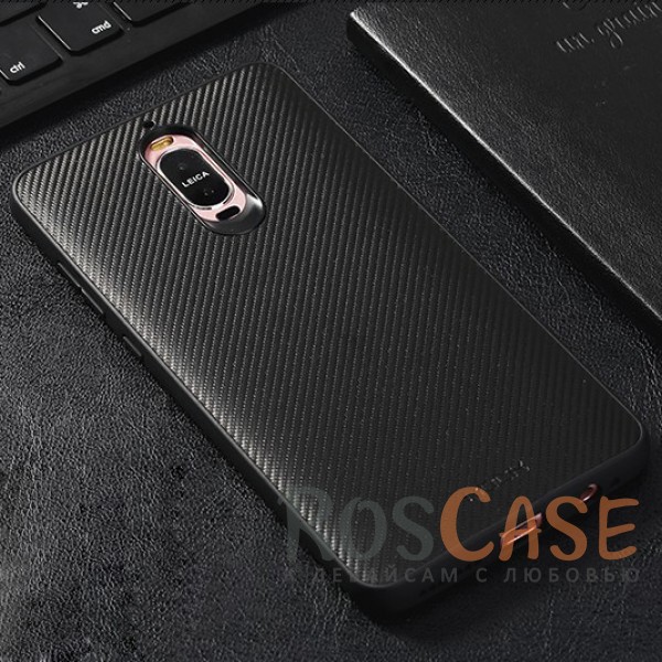 Фотография Черный / Black Rock Origin | Чехол для Huawei Mate 9 с карбоновым покрытием