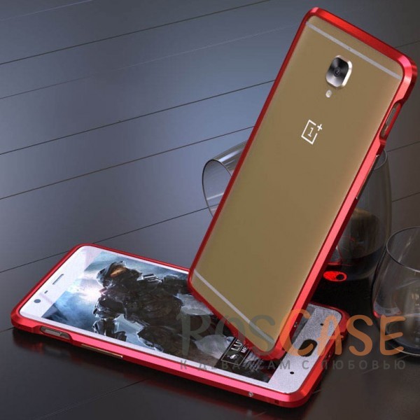 

Прочный алюминиевый бампер LUPHIE Sword для OnePlus 3 / OnePlus 3T ( one color) (Красный)