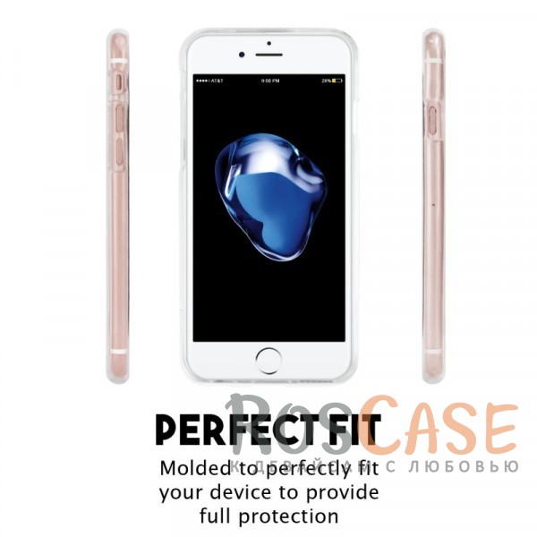 Фотография Прозрачный Mercury Jelly Pearl Color | Яркий силиконовый чехол для для Apple iPhone 7 plus / 8 plus (5.5")