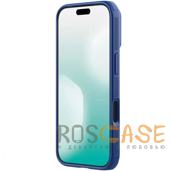 Фото Синий Nillkin CamShield Pro | Чехол из пластика и TPU с защитой камеры для iPhone 17 Pro