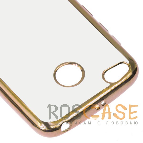Фотография Золотой Силиконовый чехол для Xiaomi Redmi 4X с глянцевой окантовкой