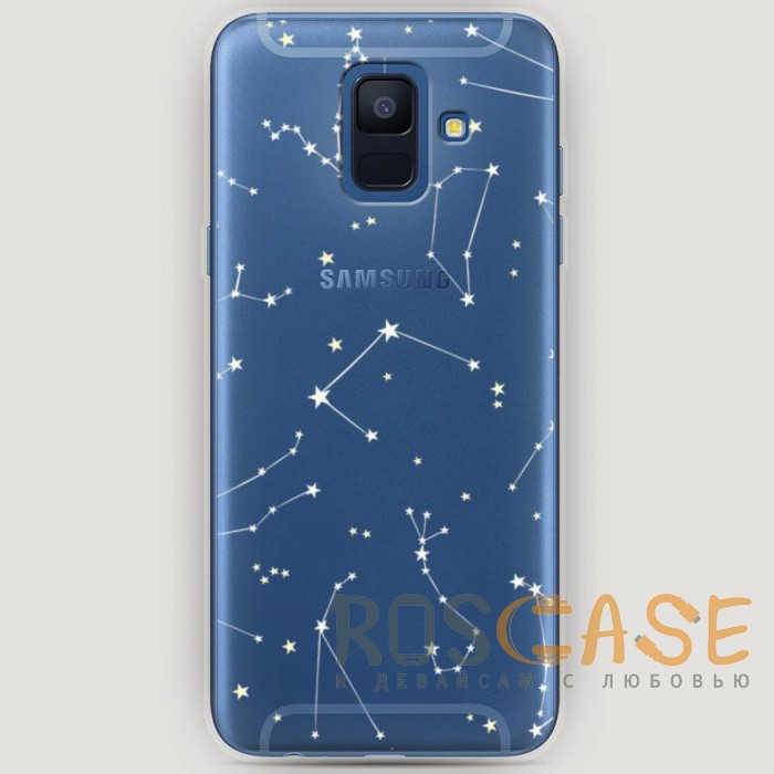 Фото RosCase | Силиконовый чехол Созвездия на Samsung Galaxy A6 (2018)