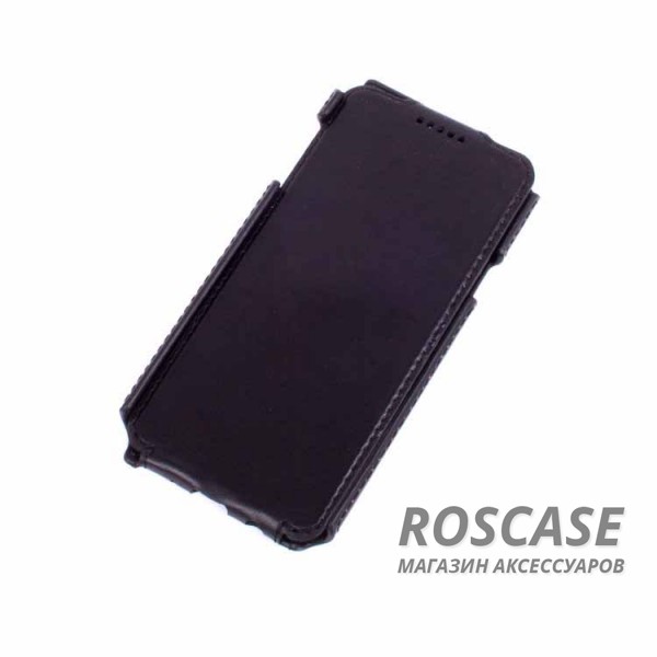 Фото Черный Прочный кожаный флип-чехол Valenta с гладкой поверхностью для Samsung A700H / A700F Galaxy A7