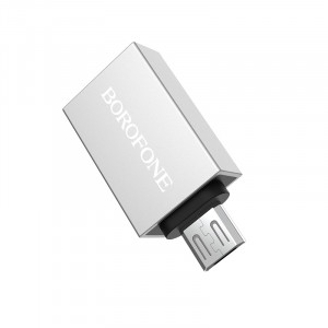 Borofone BV2 | Переходник OTG адаптер USB на micro USB