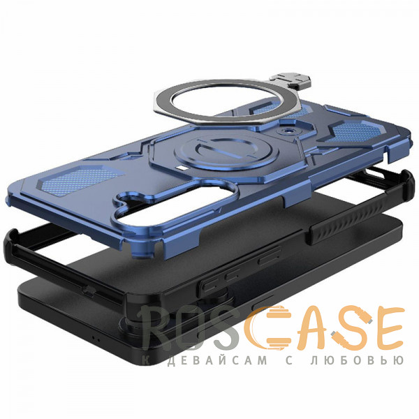 Фотография Темно-синий Magnus | Противоударный чехол с Magsafe для Samsung Galaxy S26 Plus