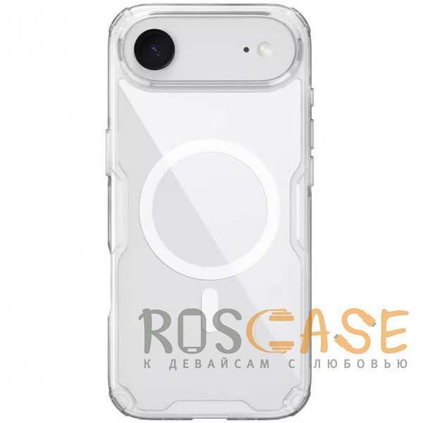 Фото Прозрачный Nillkin Nature PRO Magnetic | Прозрачный силиконовый чехол для магнитной зарядки для iPhone 17 Air