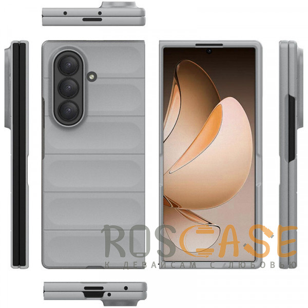 Фото Серый Flex Matte | Пластиковый чехол с Soft Touch покрытием для Samsung Galaxy Z Fold 7