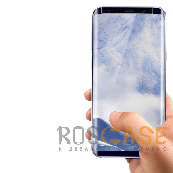 Изображение Прозрачное Объемное защитное 3D стекло для Samsung Galaxy S9+ на весь экран