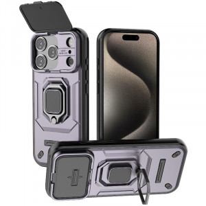 Transformer Ring Holder | Противоударный чехол с кольцом и шторкой камеры  для iPhone 17 Pro