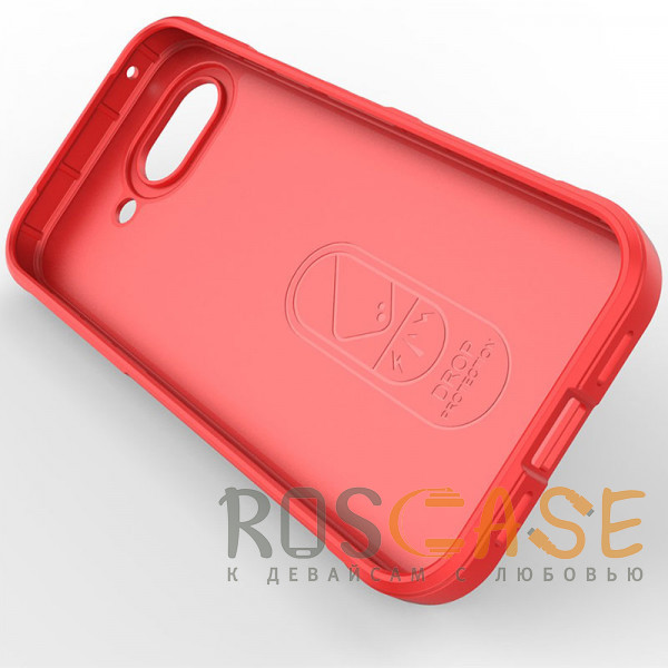 Изображение Красный Flex Silicone | Противоударный чехол для Google Pixel 10a с защитой камеры и микрофиброй