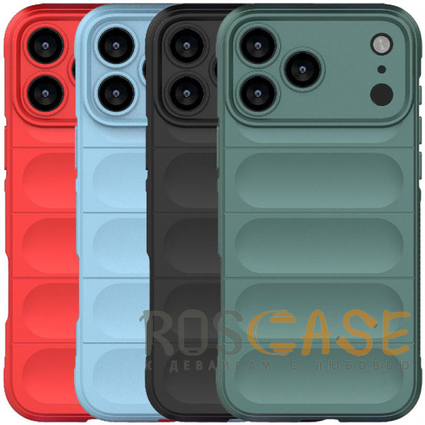 Фото Flex Silicone | Противоударный чехол для iPhone 17 Pro Max с защитой камеры и микрофиброй