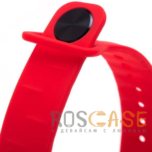 Фото Красный Фитнес-браслет R1 с измерением давления и пульса