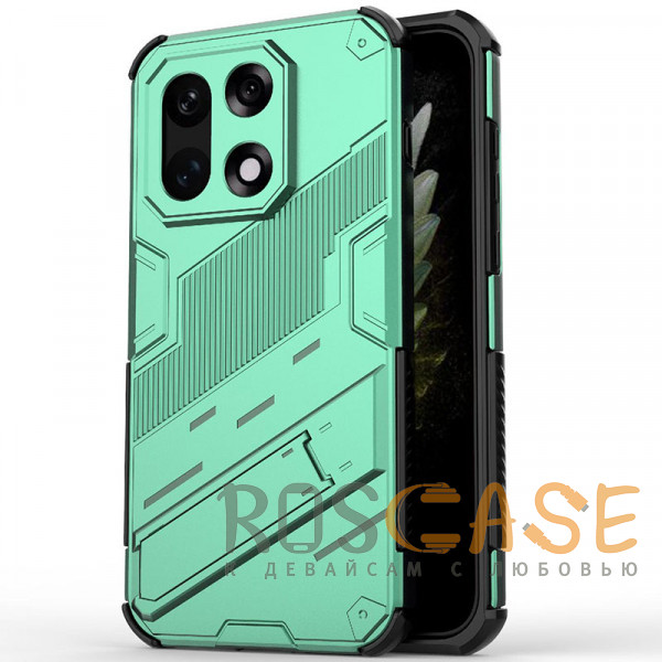 Фото Зеленый Megatron | Противоударный чехол-подставка для OnePlus 15 5G с защитой камеры